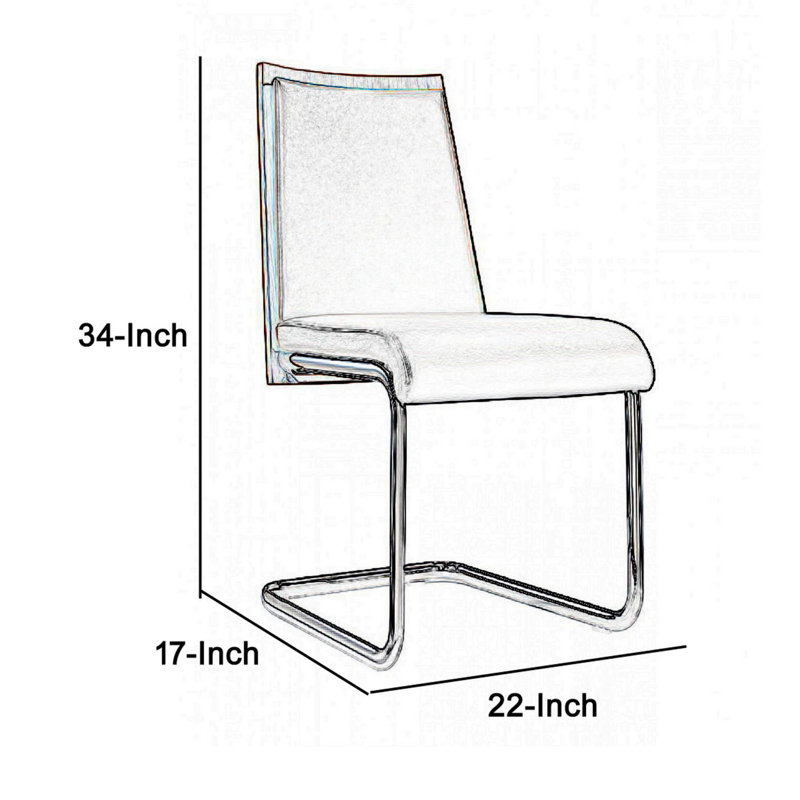 Chaise d'appoint rembourrée Oman, Noir