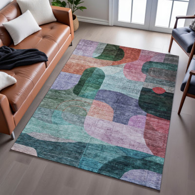 Premium Machine Washable Konopka AMF1115 Modern Rug