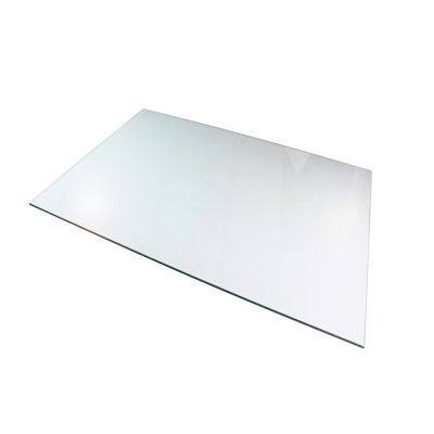 Glaciermat Heavy Duty Glass Chair Mat for Hard Floors & Carpets - 36" x 42"