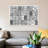 « patterns of the amazon b&w i », impression sur toile-30525936