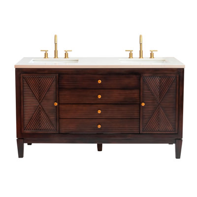 60.39'' Quartz Bathroom Vanity Top