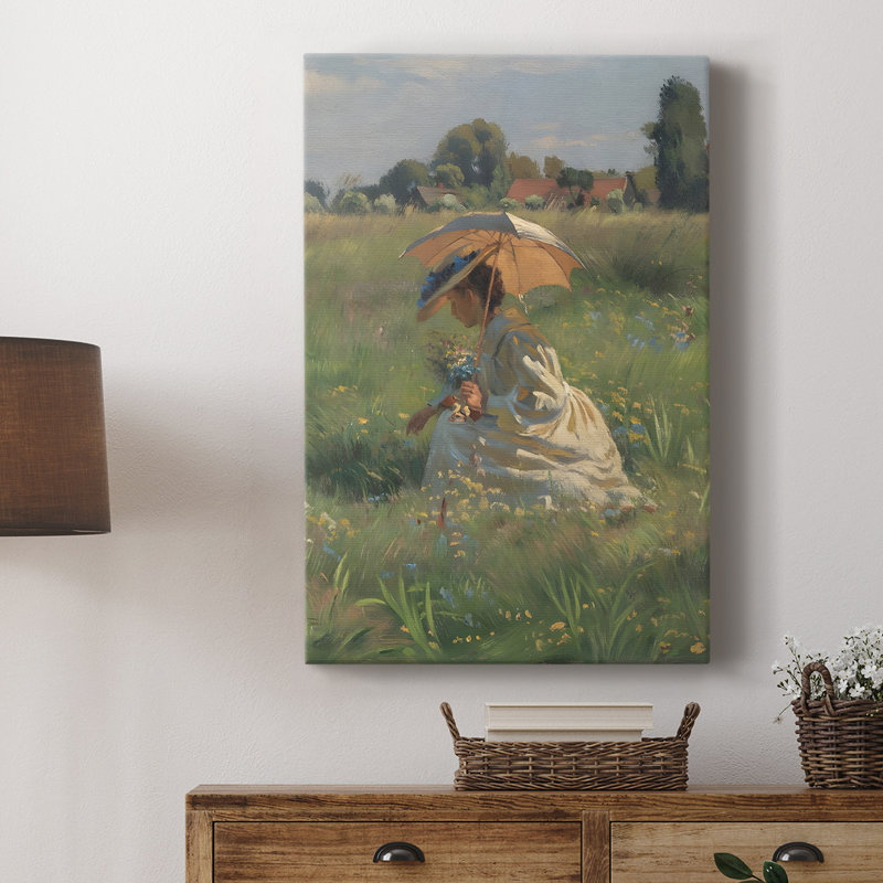 Paysage rétro CLXIV - galerie Cavas sur mesure, H 18 po x l 12 po
