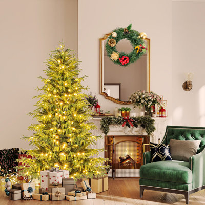 180cm H Lighted Artificial Christmas Tree