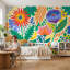 Papier peint floral abstrait décoratif mural vibrant-1943680533-1943680529