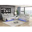 Ensemble de canapés inclinables gris 2 pièces-137635335