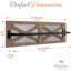 Porte-serviettes mural rustique en bois-85637357