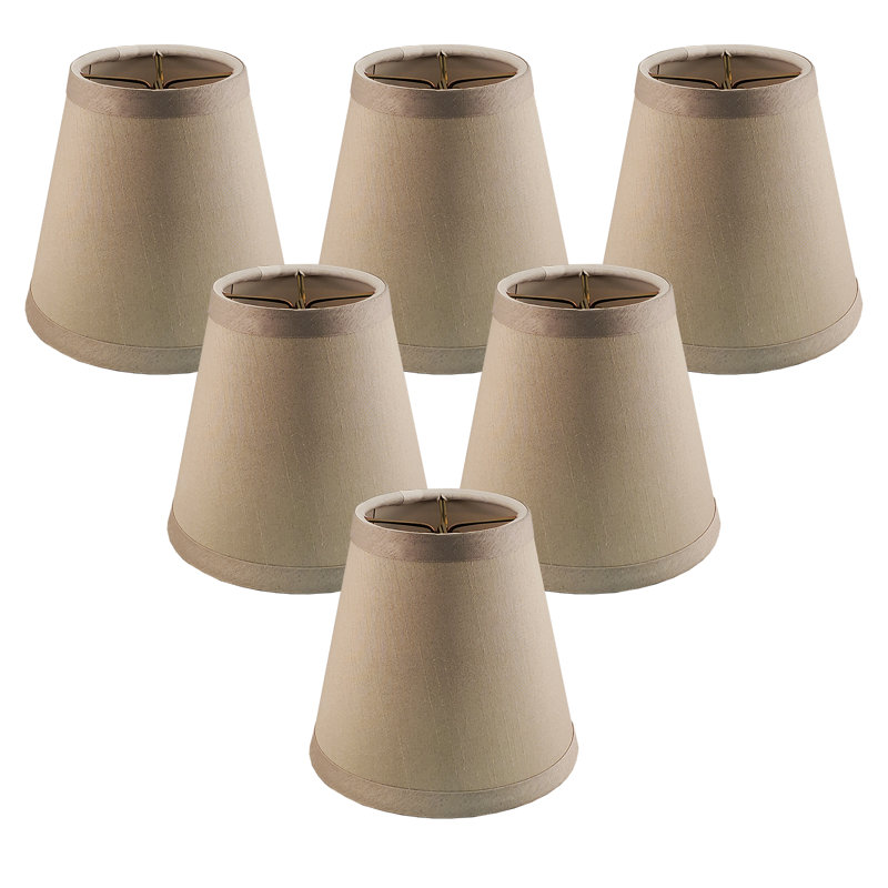 4.5'' H x 5'' W Silk Empire Lamp Shade, Grey