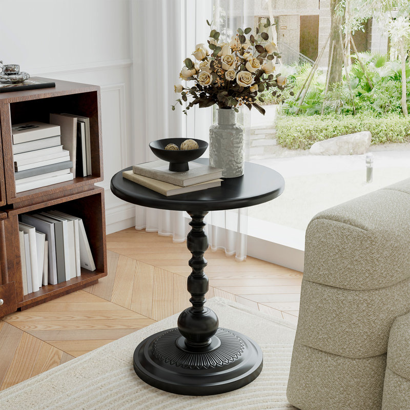 Pedestal Single, Black