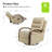 Azilda 29" Wide Genuine Leather Manual Swivel Rocking Standard Recliner-1729392566