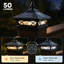 Capuchon de poteau solaire 4 x 4 Coventry - noir-132709789-132709790