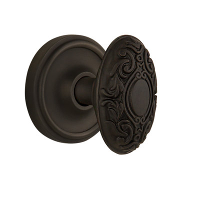 Rosette classique avec bouton de porte victorien