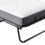 Lit pliant avec matelas 75 po x 31 po Lit pliant portable pour adultes avec matelas en mousse à mémoire de forme de 5 po d'économie d'espace