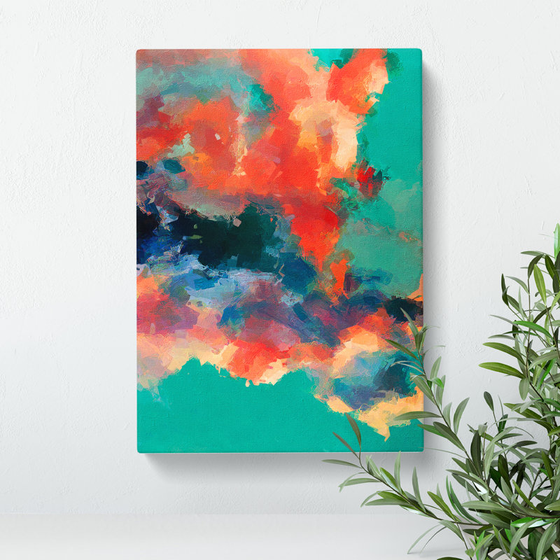 Help Myself Abstract - Wrapped Canvas Painting, 50cm H x 35cm W x 3cm D