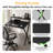 Small Folding Desk with Shelf,  2-Tier Compact Computer Table, Portable Study Workspace for Home Office