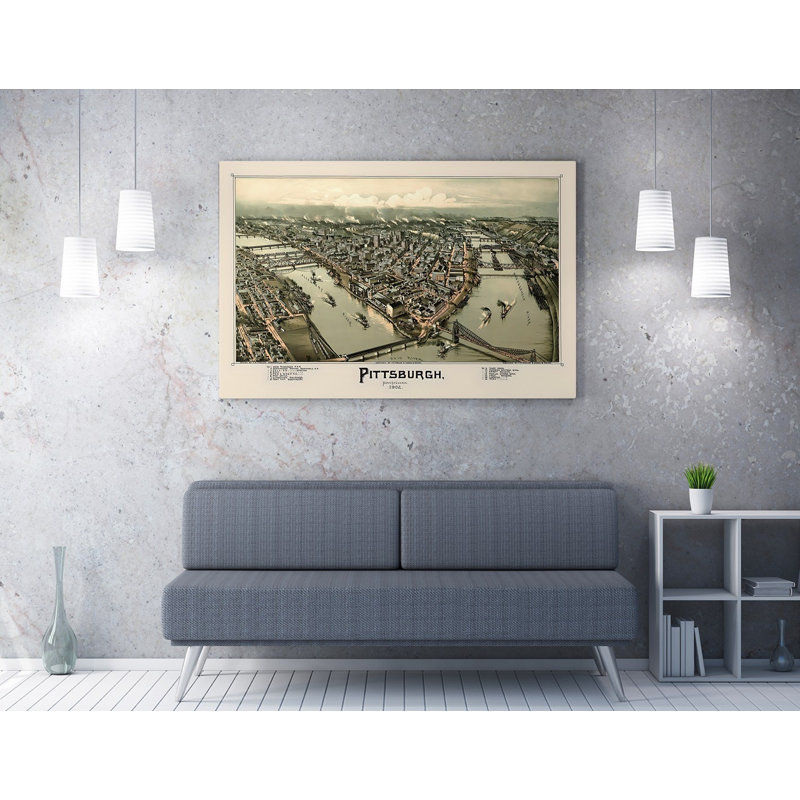 Peinture décorative sur toile, 19.69" H x 27.56" W x 1" D