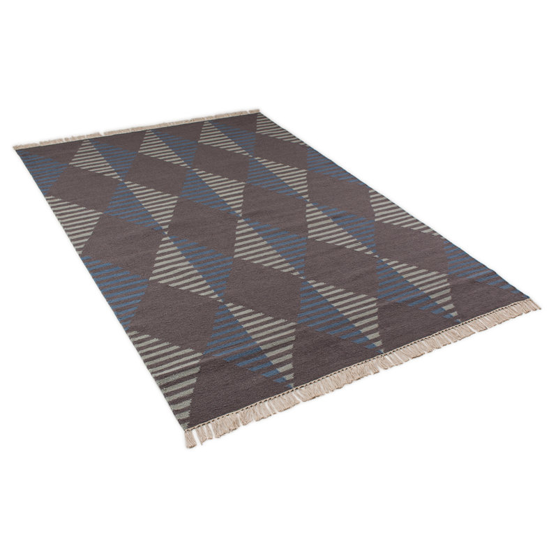 Tulane Geometric Hand Woven Area Rug, Rectangle 200cm x 290cm