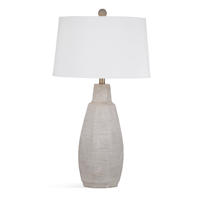 Lampe de table blanche 28 po Anara
