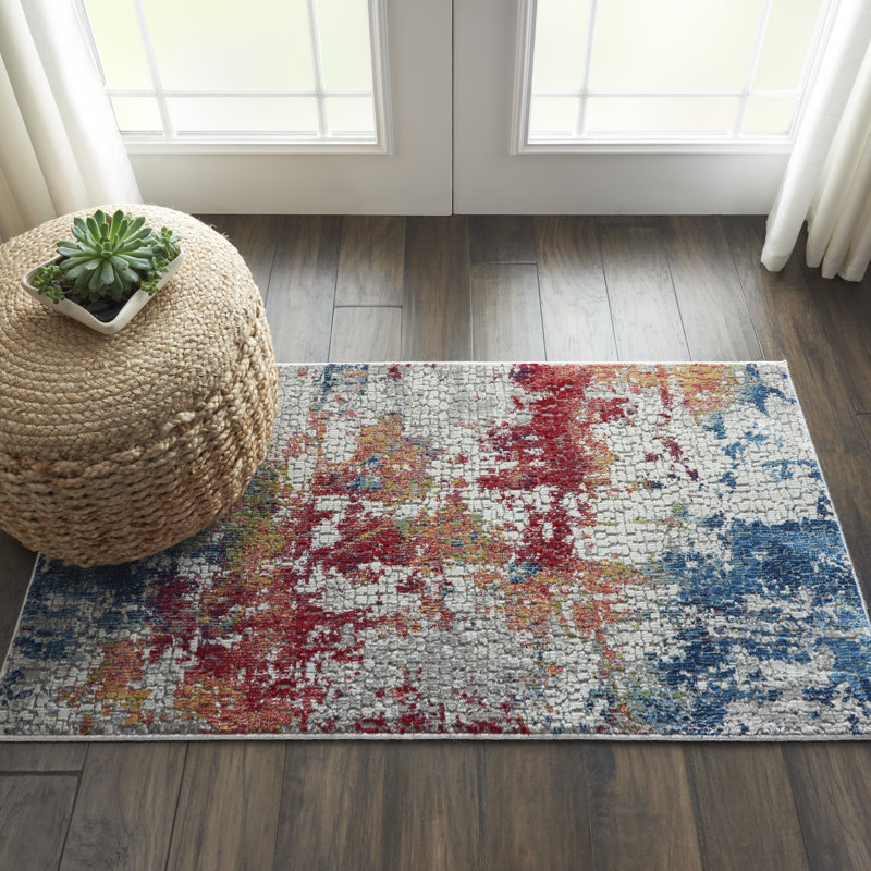 Hitton Abstract Area Rug, Rectangle 160 x 229cm