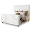 Lit plateforme tapissier Rollins -1451598595