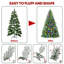 Arbre de Noël artificiel 72 "avec 300 lumières DEL 72"-723838452-723838448
