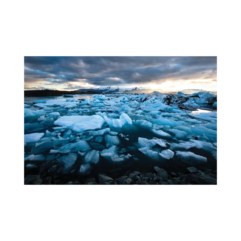 Land Of Ice by Mateusz Piesiak - Wrapped Canvas Print, 20.32 cm H x 30.48 cm W