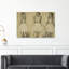 Three Studies Of A Dancer In Fourth Position, 1879-80 Contemporary Wall Art Print by Edgar Degas - 1 Piece Wrapped Canvas Wall Art-1307233365