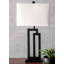 Lampe de table noire 32 po Kenzo