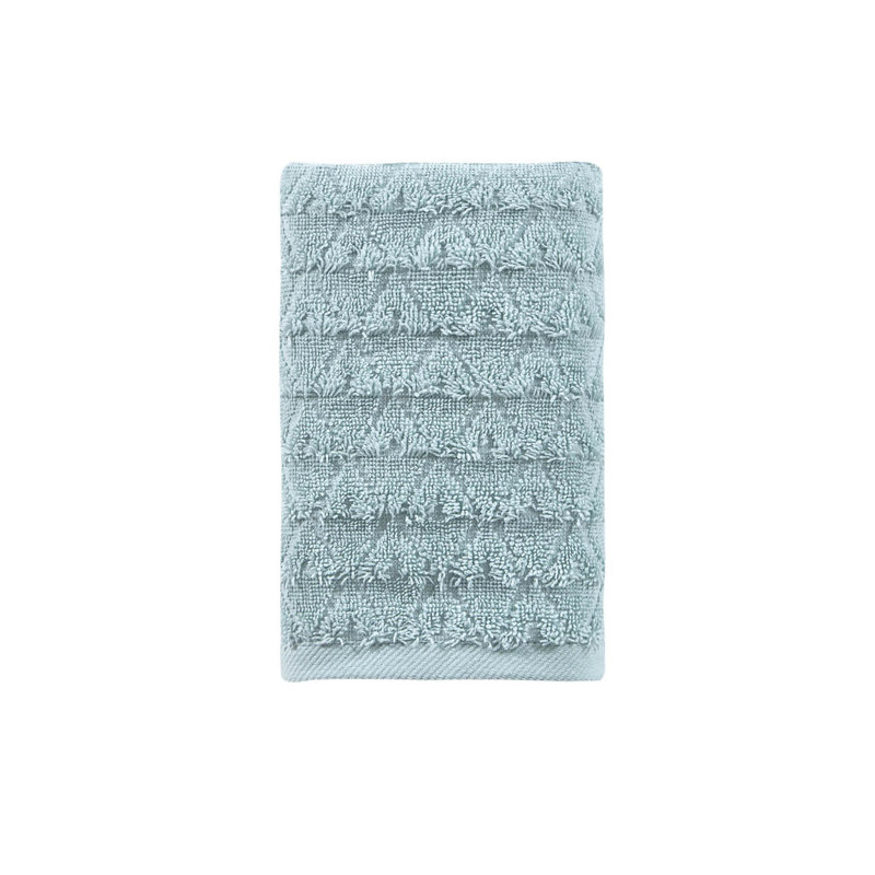 Débarbouillette en coton Spotts, Bleu nuit