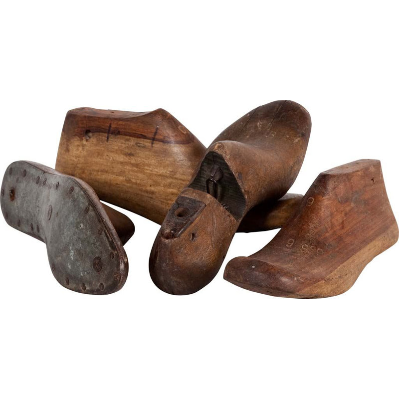 4 Piece Decorative Shoe Mold Set