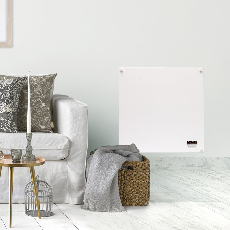 White 400W Convection Wall Mounted Space Heater