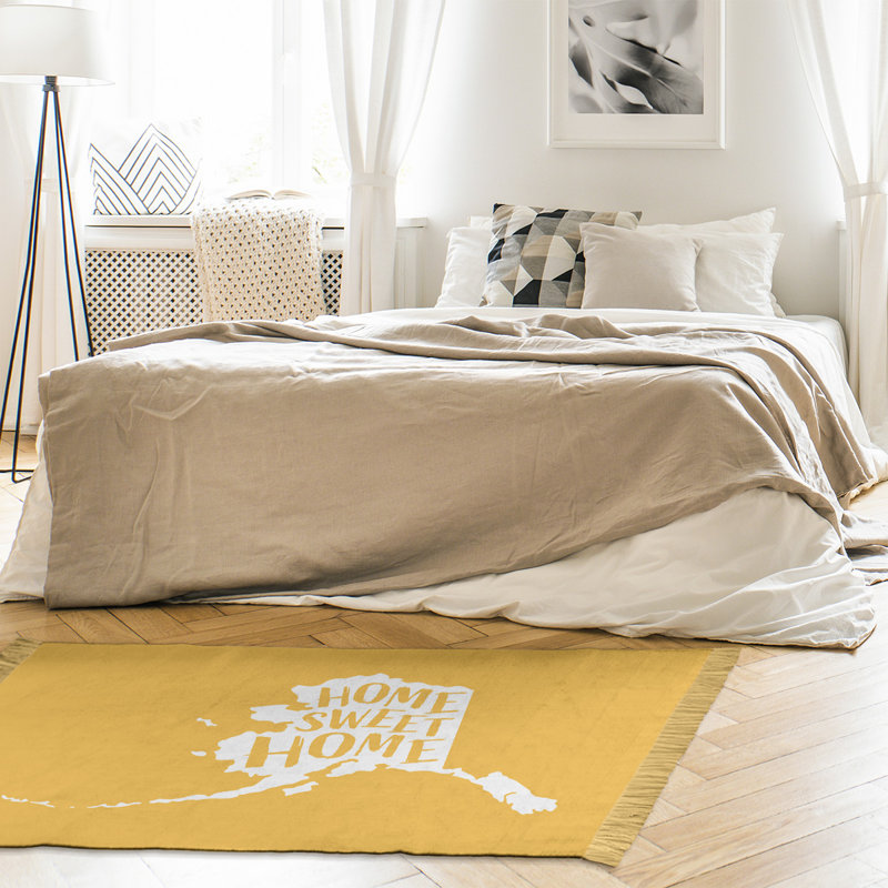 Tapis jaune en alaska, home