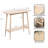 Leighonna Tiered Rectangle Console Table with Storage