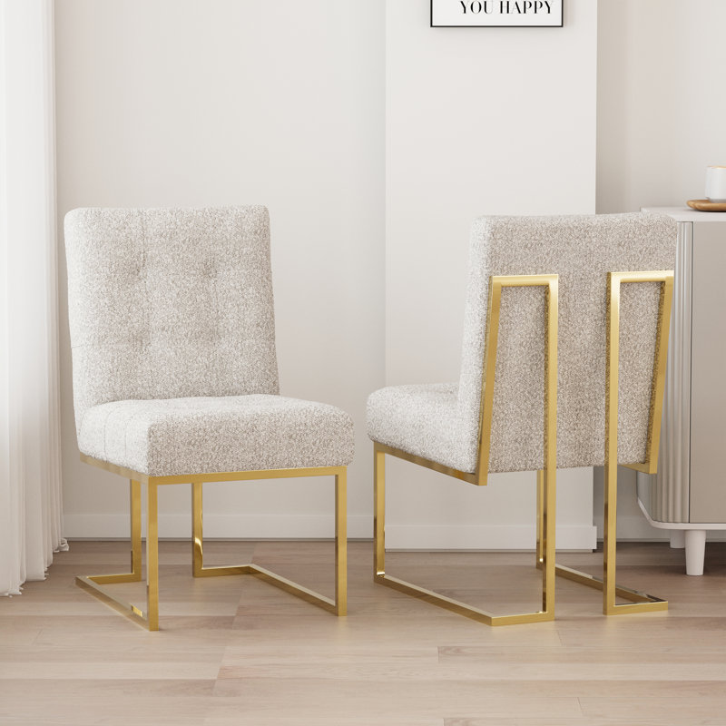 Upholstered Dining Chair, Black