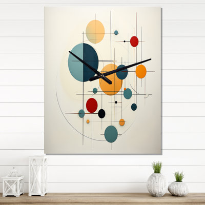 Horloge murale Mid-Century Distant Galaxies