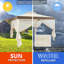 Gazebo de patio en acier de 10 pieds de largeur x 10 pieds de profondeur