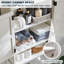 Armoire de rangement Farmhouse au-dessus de la toilette, armoire de salle de bain en bois avec tablette réglable-1812639056