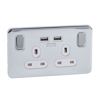 Lisse Screwless Mounting Socket