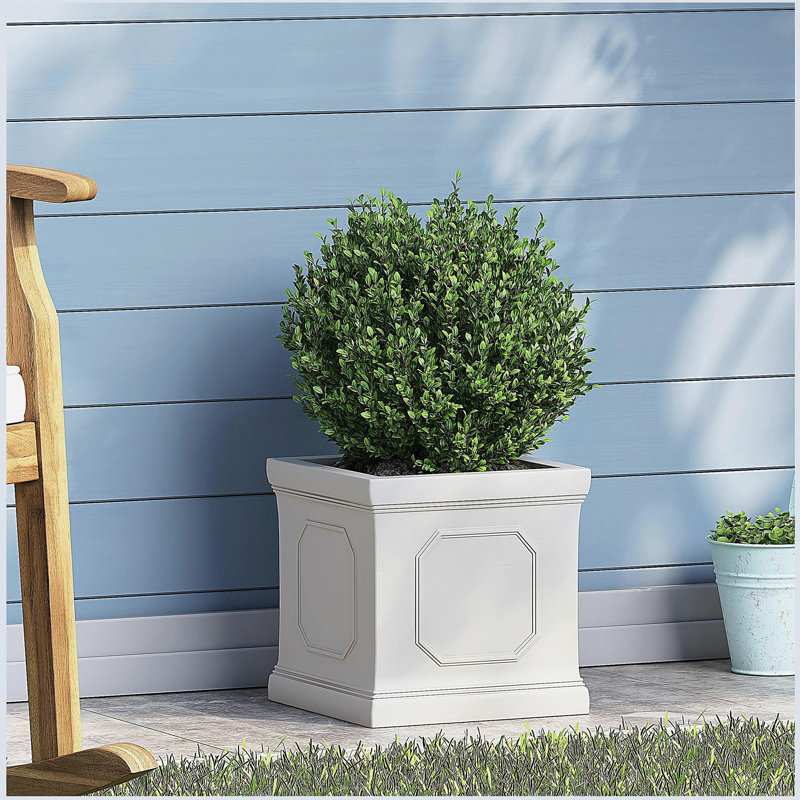 Jardinière d'extérieur, H 11 po x l 10,75 po x P 10,75 po