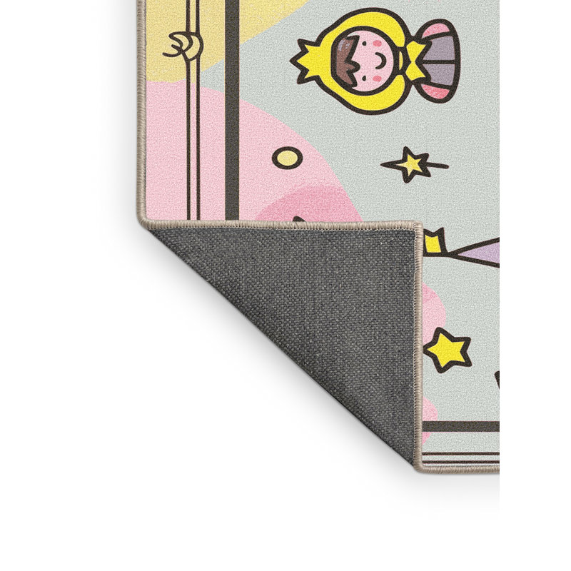 Tapis fantaisie East Urban Home, Rectangulaire 2 pi x 3 pi