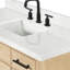 ARIEL Camila 60.25 Single Sink Bathroom Vanity with Carrara White Quartz Top-948418617-948418619