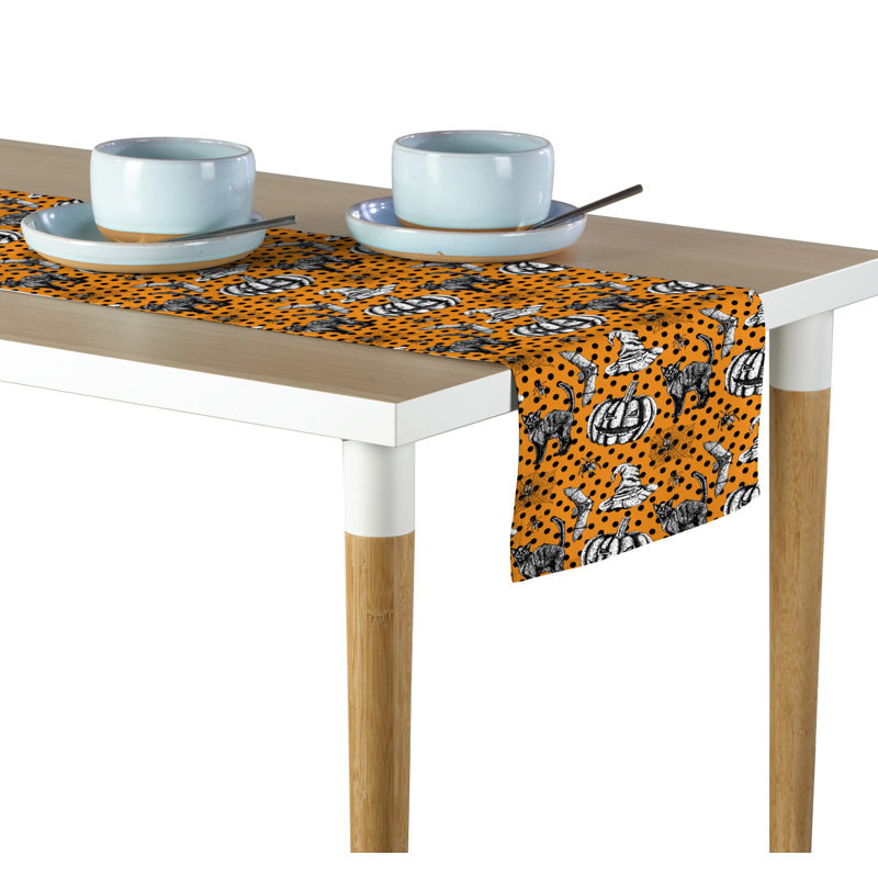 Mack Halloween Icons Table Runner, 14" W x 108" L