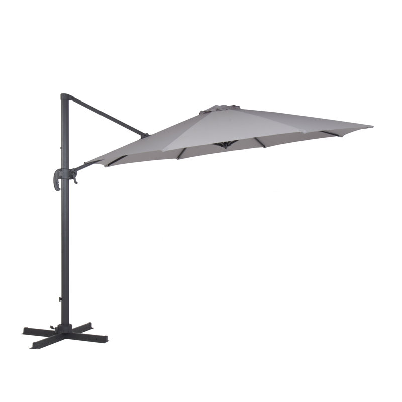 Juliana 350cm Cantilever Parasol, Grey