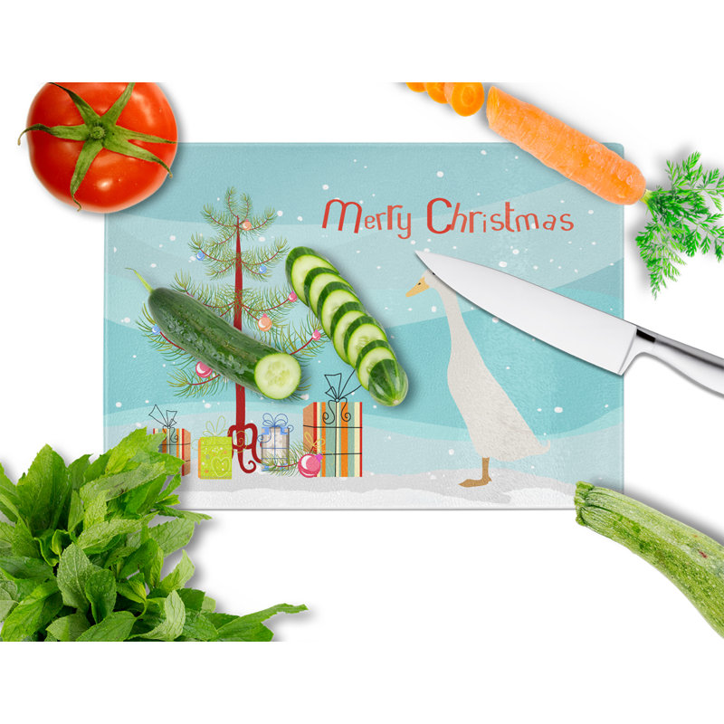 Planche à découper en verre trempé pour balise de noël en verre trempé caroline