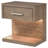 Gibbons Barley Brown 1-drawer Nightstand Bedside Table
