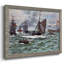 Entrée du port de Honfleur, 1870 - reproduction d'art sur toile-1289220533-1289220528