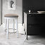 Ensemble de 2 tabourets de bar AGODY (table non incluse)-777216396
