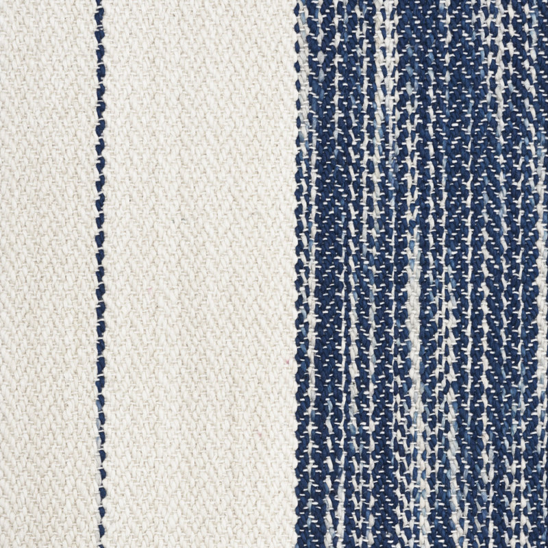 Tissu à rayures Arroyo, Indigo