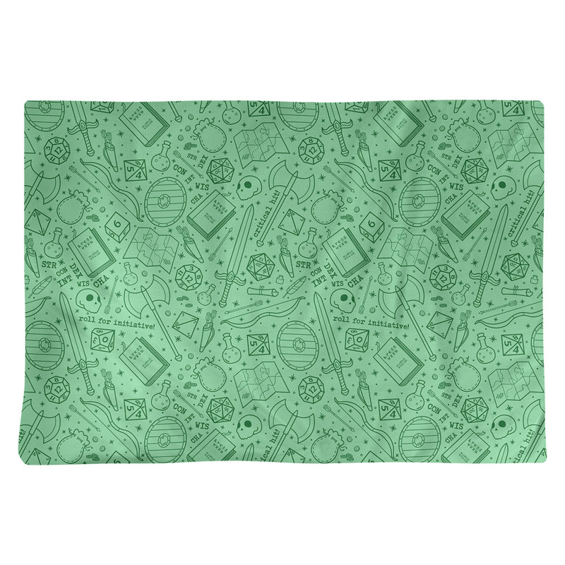 Napperon en coton 18 po Classic RPG, Vert