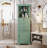Anegada Freestanding Bathroom Cabinet,Tall Storage Cabinet with 3 Drawers and Adjustable Shelves-255023662-255023663