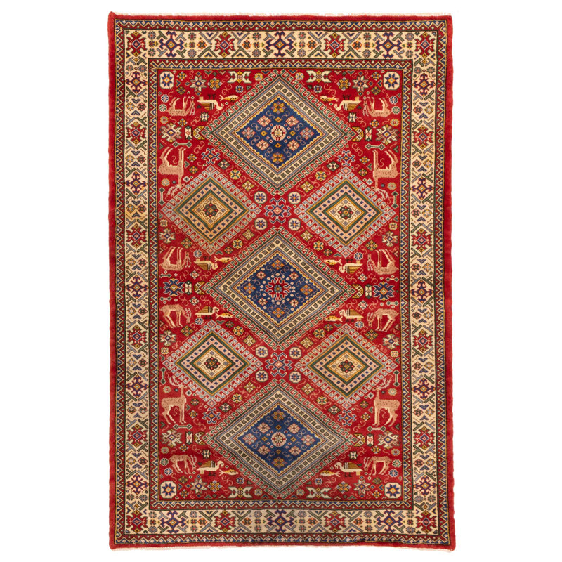 Tapis rouge Finest Ghazni 4 pi 11 po x 7 pi 7 po